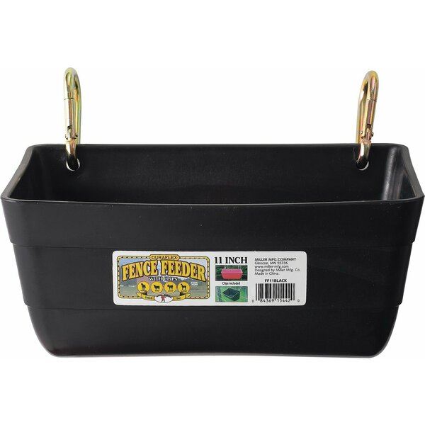 Little Giant Fence Feeder W/Snaps FF11BLK